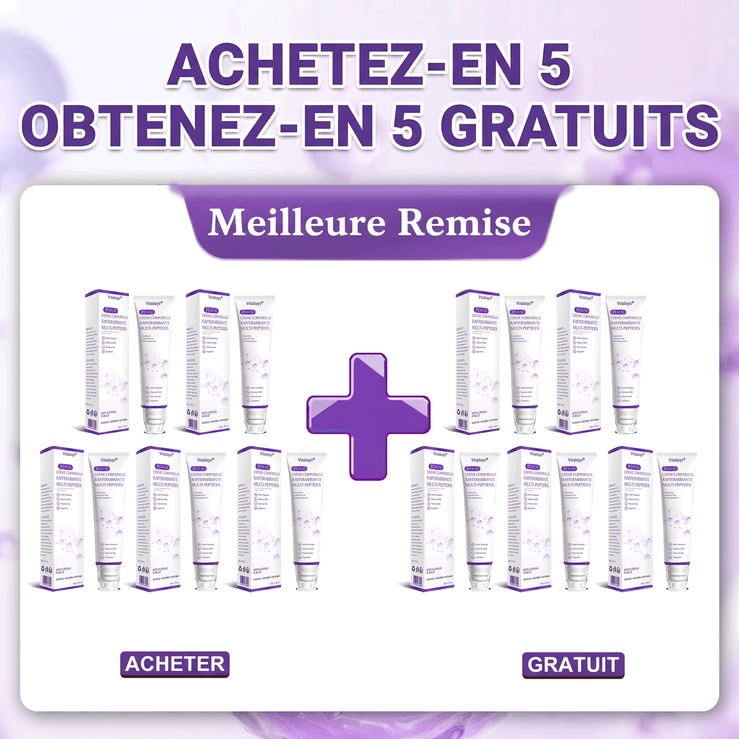 𝐕𝐢𝐭𝐚𝗹𝒊𝒔𝒚𝒔® 🌥️ 𝗣𝗗𝗥𝗡 𝐌𝐮𝗹𝘁𝗶-𝗣𝗲𝗽𝘁𝗶𝗱𝐞 𝐌𝐚𝐬𝐬𝐚𝐠𝐢𝐧𝐠 𝐁𝐨𝐝𝐲 𝐑𝐨𝐥𝐥𝐞𝐫 𝐂𝐫𝐞𝐚𝐦 — Anti-âge, Hydratant, Raffermissant & Liftant, Réparateur, Teint Unifié, Anti-Acné & Taches, Anti-Verrues & Grains de Beauté, Anti-Psoriasis.💪