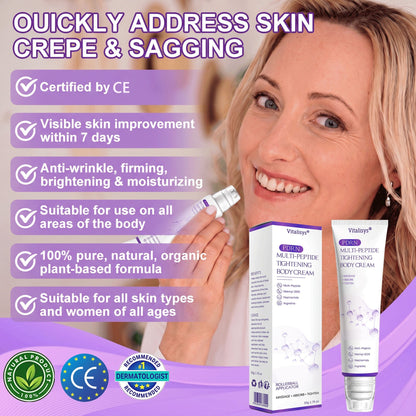 𝐕𝐢𝐭𝐚𝗹𝒊𝒔𝒚𝒔® 🐧 𝗣𝗗𝗥𝐍 𝐌𝐮𝗹𝘁𝗶-𝗣𝗲𝗽𝘁𝗶𝗱𝐞 𝐌𝐚𝐬𝐬𝐚𝐠𝐢𝐧𝐠 𝐁𝐨𝐝𝐲 𝐑𝐨𝐥𝐥𝐞𝐫 𝐂𝐫𝐞𝐚𝐦- Anti-aging, Hydrating, Skin Firming & Lifting, Skin Repair, Even Tone, Acne and Dark Spot Treatment, Wart and Mole Removal, and Psoriasis Relief.🦅