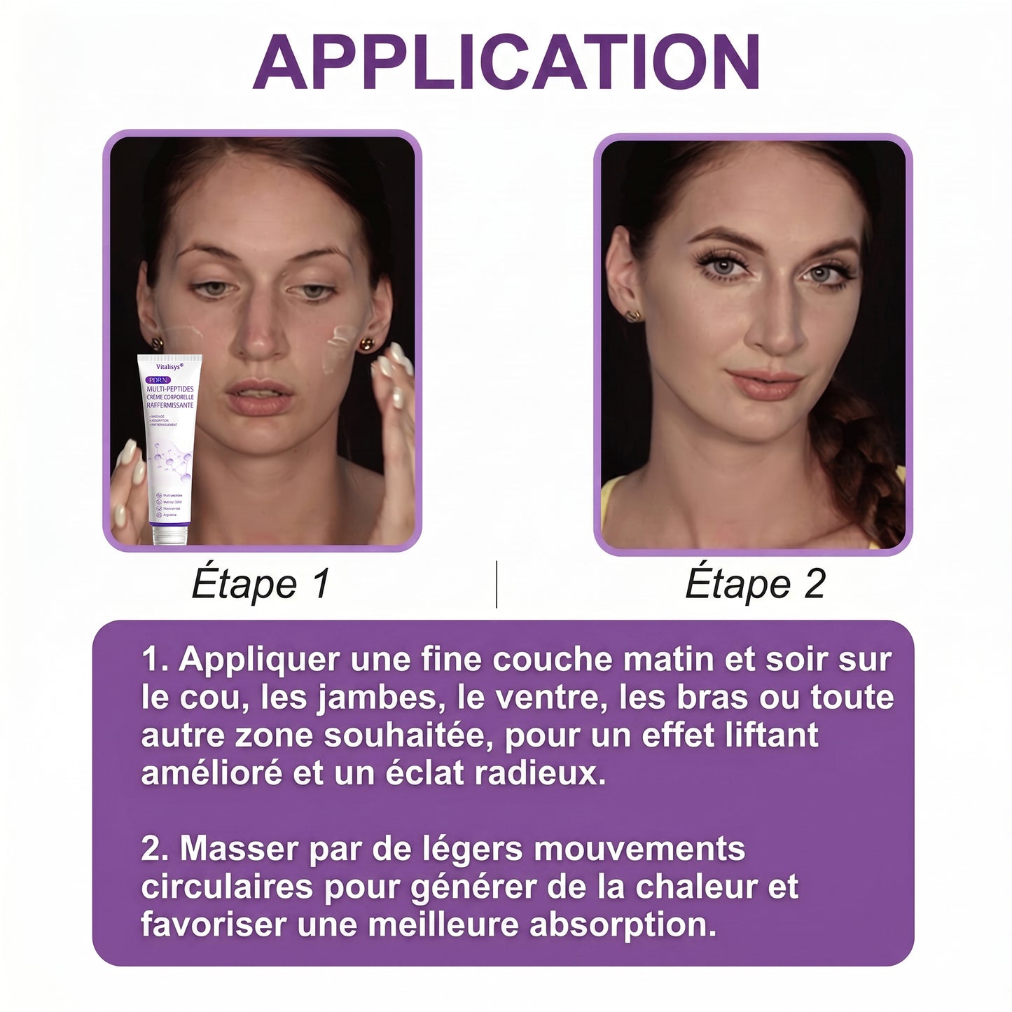 Boutique officielle✅ : Vitalisys® PDRN Crème Corps avec Roller ✨ – Anti-âge, hydratation, fermeté et régénération. Pour un teint unifié, traite acné, taches pigmentaires et verrues 🎁