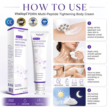 𝐕𝐢𝐭𝐚𝗹𝒊𝒔𝒚𝒔® 🐧 𝗣𝗗𝗥𝐍 𝐌𝐮𝗹𝘁𝗶-𝗣𝗲𝗽𝘁𝗶𝗱𝐞 𝐌𝐚𝐬𝐬𝐚𝐠𝐢𝐧𝐠 𝐁𝐨𝐝𝐲 𝐑𝐨𝐥𝐥𝐞𝐫 𝐂𝐫𝐞𝐚𝐦- Anti-aging, Hydrating, Skin Firming & Lifting, Skin Repair, Even Tone, Acne and Dark Spot Treatment, Wart and Mole Removal, and Psoriasis Relief.🦅
