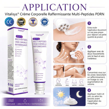 Boutique officielle✅ : Vitalisys® PDRN Crème Corps avec Roller ✨ – Anti-âge, hydratation, fermeté et régénération. Pour un teint unifié, traite acné, taches pigmentaires et verrues 🎁