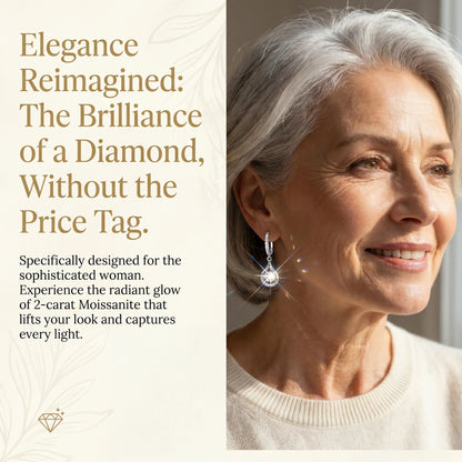 🔥 90% OFF TODAY: 1-Carat "Dancing" Moissanite Earrings – The Pure S925 Comfort & Sparkle You Deserve💖