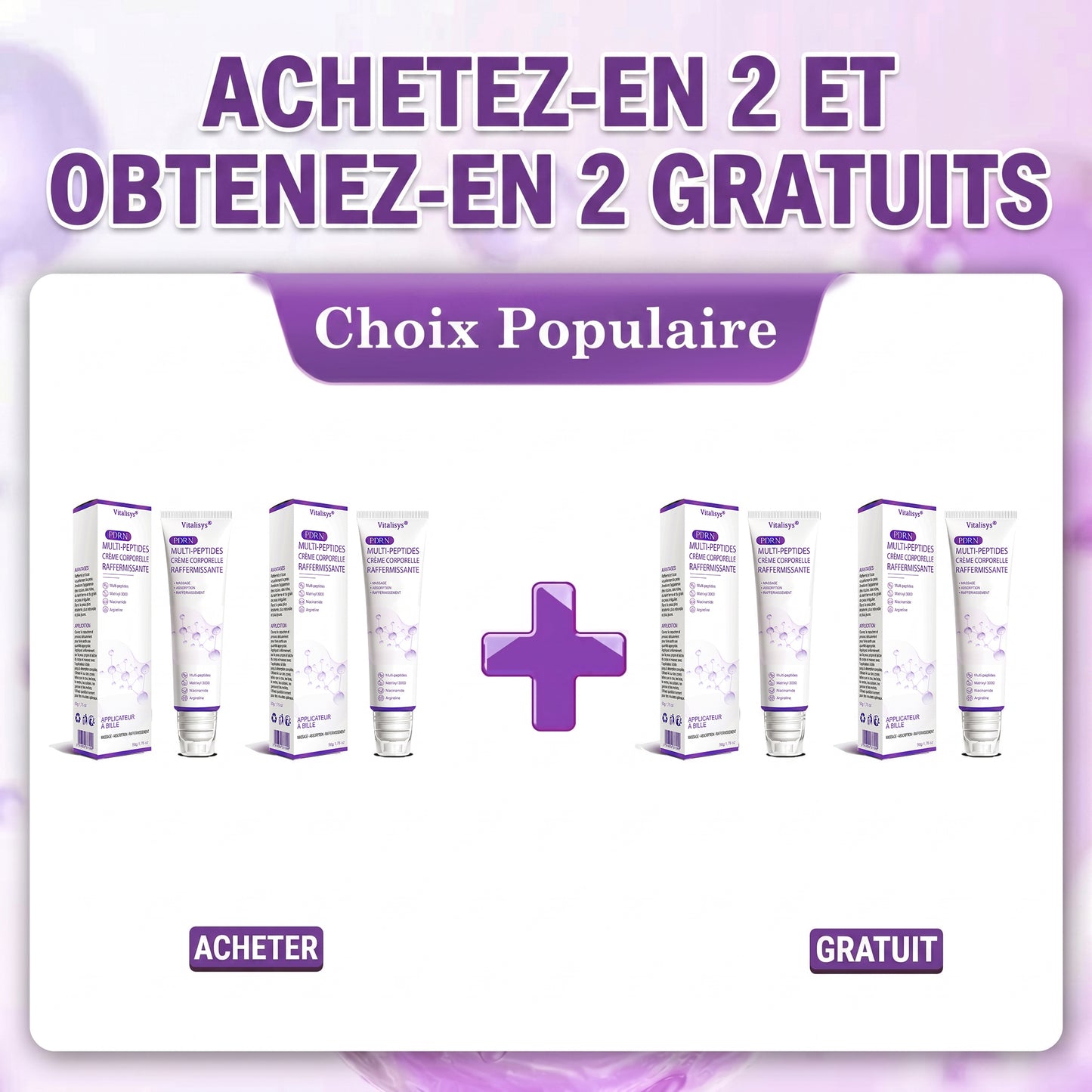 Boutique officielle✅ : Vitalisys® PDRN Crème Corps avec Roller ✨ – Anti-âge, hydratation, fermeté et régénération. Pour un teint unifié, traite acné, taches pigmentaires et verrues 🎁