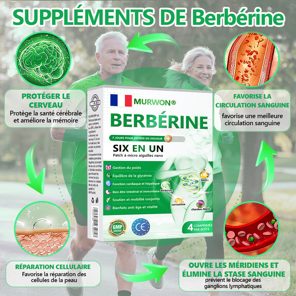 Approuvé par des experts médicaux 👩‍⚕️|𝑴𝙐𝗥𝓦𝐎𝙉® — 𝑩𝒆𝒓𝙗é𝙧𝐢𝐧𝐞 𝟔-𝒆𝒏-𝟏 𝙋𝙖𝙩𝙘𝙝 à 𝒎𝒊𝒄𝒓𝒐𝙣𝙚𝙚𝙙𝙡𝙚𝙨 𝐧𝐚𝐧𝐨🥦𝑺𝒐𝒖𝒕𝒆𝒏𝒖 𝘱𝘢𝘳 𝐥𝐚 𝐬𝐜𝐢𝐞𝐧𝐜𝐞 | 𝙵𝚘𝚛𝚖𝚞𝚕𝚎 6-𝓮𝓷-1 | 𝙍é𝙨𝙪𝙡𝙩𝙖𝙩𝙨 𝚎𝚗 𝟽 𝚓𝚘𝚞𝚛𝚜🌲