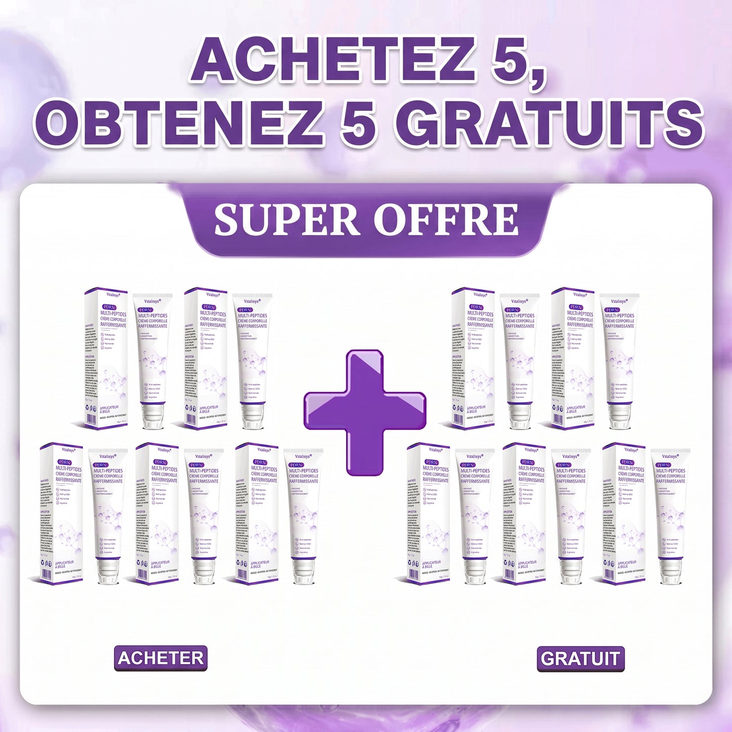Boutique officielle✅ : Vitalisys® PDRN Crème Corps avec Roller ✨ – Anti-âge, hydratation, fermeté et régénération. Pour un teint unifié, traite acné, taches pigmentaires et verrues 🎁