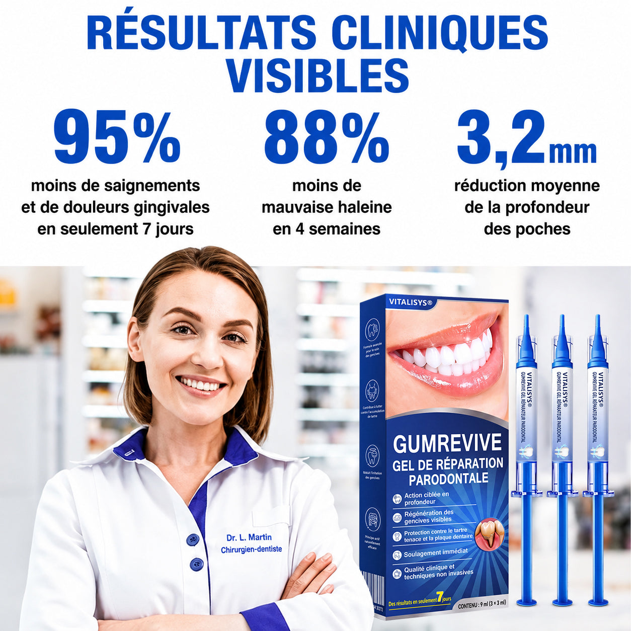 𝐑𝐞𝐜𝐨𝐦𝐦𝐚𝐧𝐝é 𝐩𝐚𝐫 𝐥𝐞𝐬 𝐩𝐡𝐚𝐫𝐦𝐚𝐜𝐢𝐞𝐧𝐬✨ 𝑽𝐢𝘁𝒂𝒍𝒊𝒔𝒚𝒔®🦷 𝑮𝒖𝒎𝑹𝒆𝒗𝒊𝒗𝒆 𝑮𝒆𝒍 𝒅𝒆 𝑹é𝒑𝒂𝒓𝒂𝒕𝒊𝒐𝒏 𝑷𝒂𝒓𝒐𝒅𝒐𝒏𝒕𝒂𝒍𝒆💕