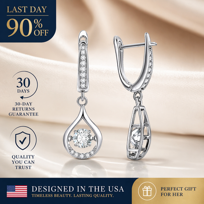 🔥 90% OFF TODAY: 1-Carat "Dancing" Moissanite Earrings – The Pure S925 Comfort & Sparkle You Deserve💖